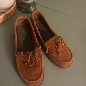 CROCS Athena Suede Moccasin Women 9 NWOT